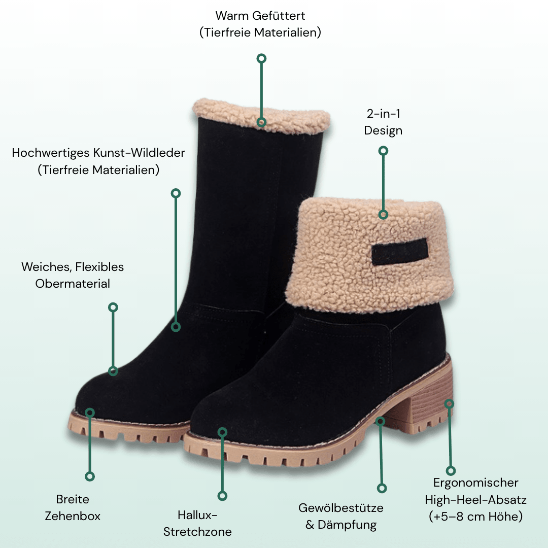 Almira™ Botín de Invierno con Tacón - AURA