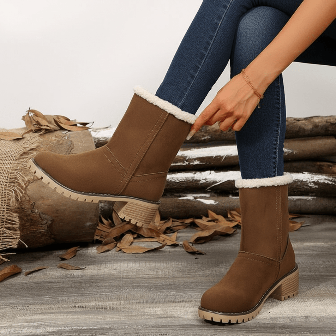 Almira™ Botín de Invierno con Tacón - AURA