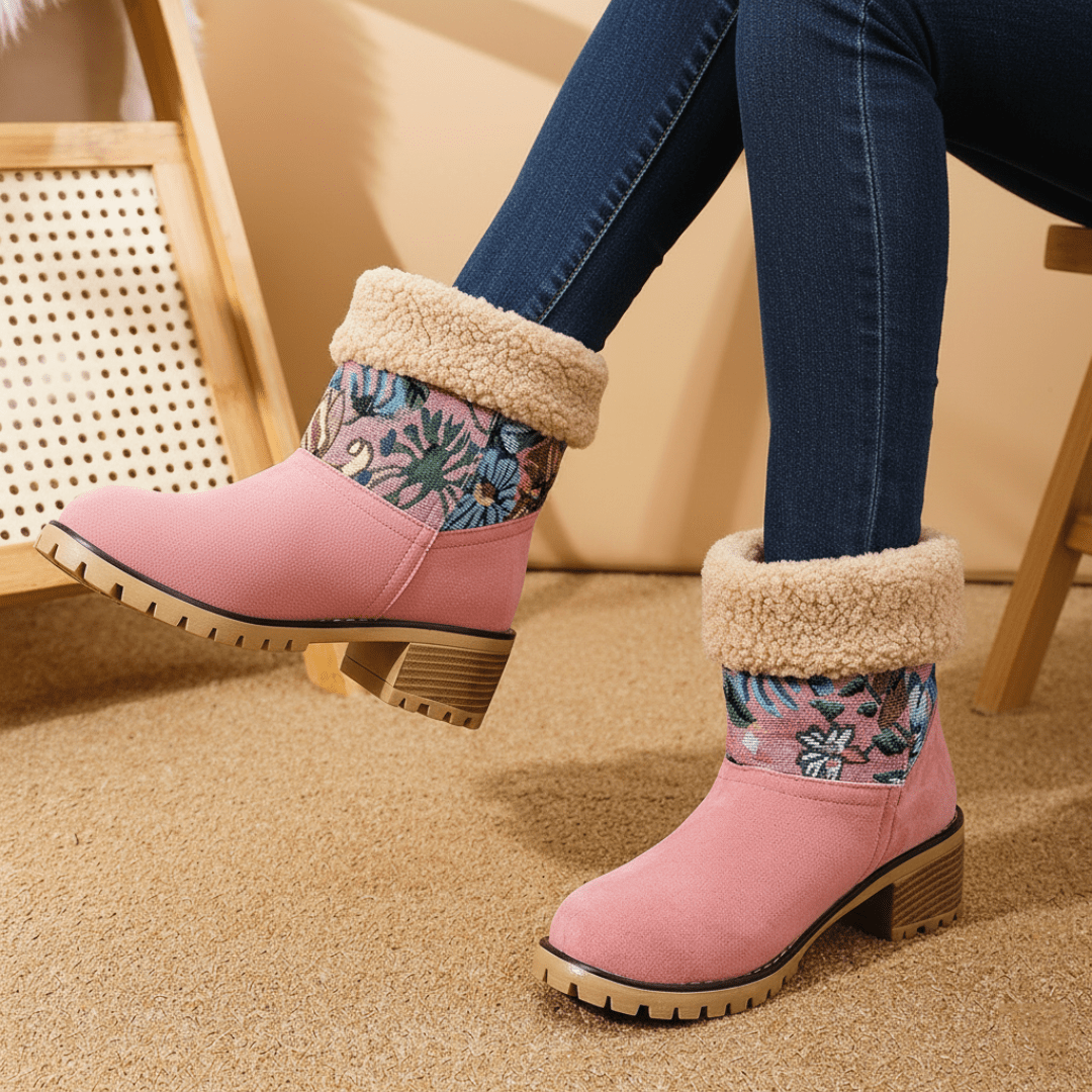 Almira™ Botín de Invierno con Tacón - AURA
