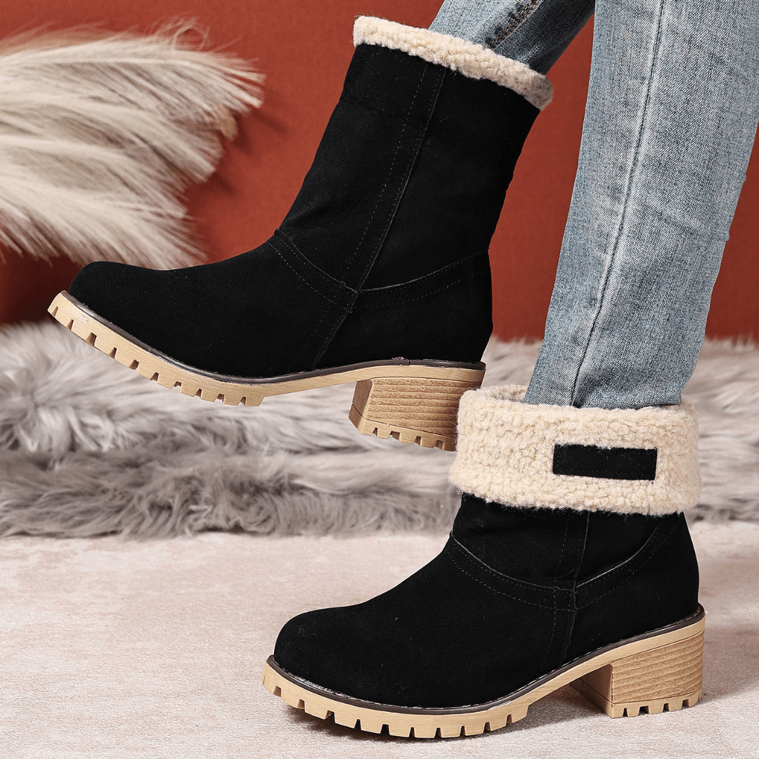 Almira™ Botín de Invierno con Tacón - AURA