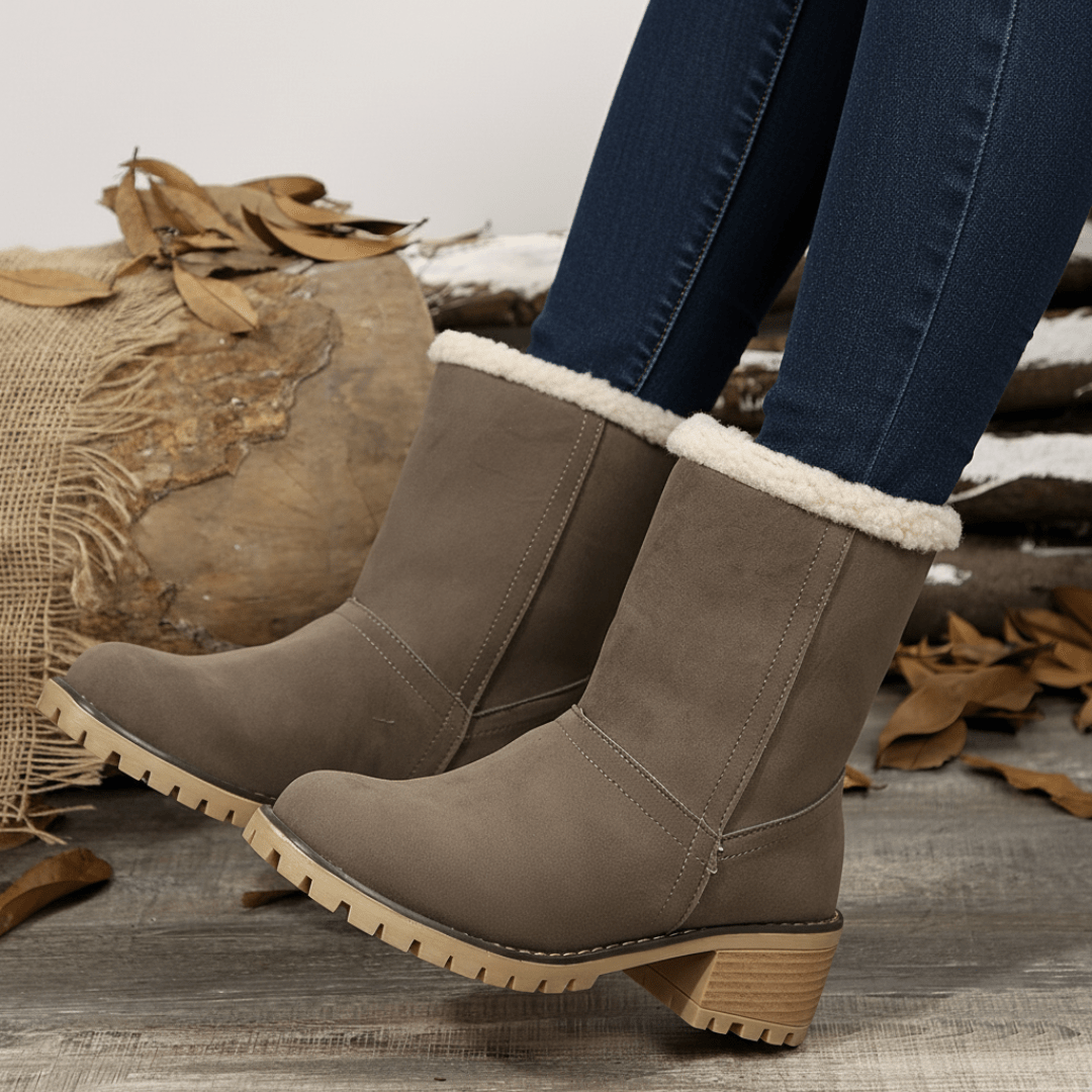 Almira™ Botín de Invierno con Tacón - AURA