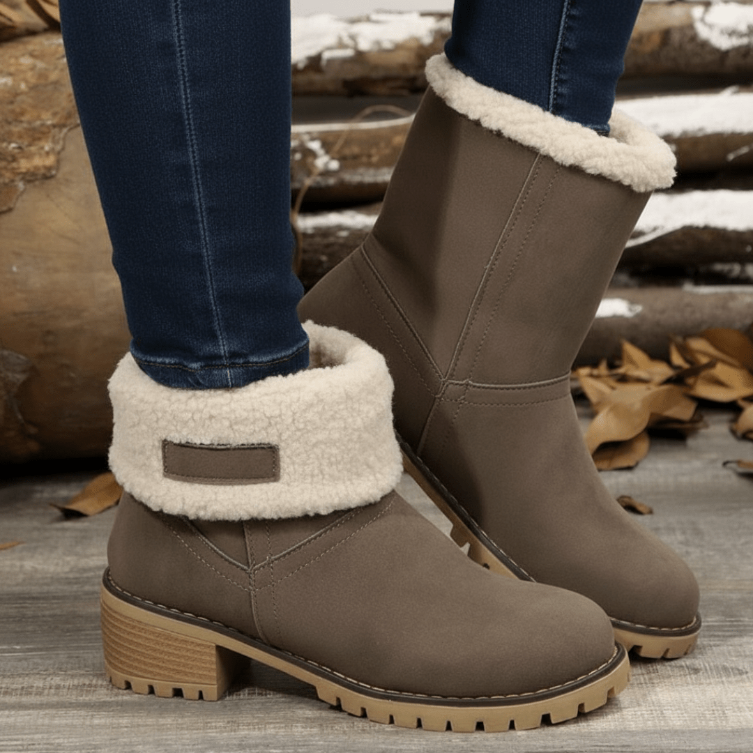 Almira™ Botín de Invierno con Tacón - AURA
