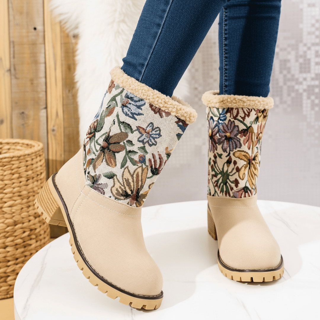 Almira™ Botín de Invierno con Tacón - AURA