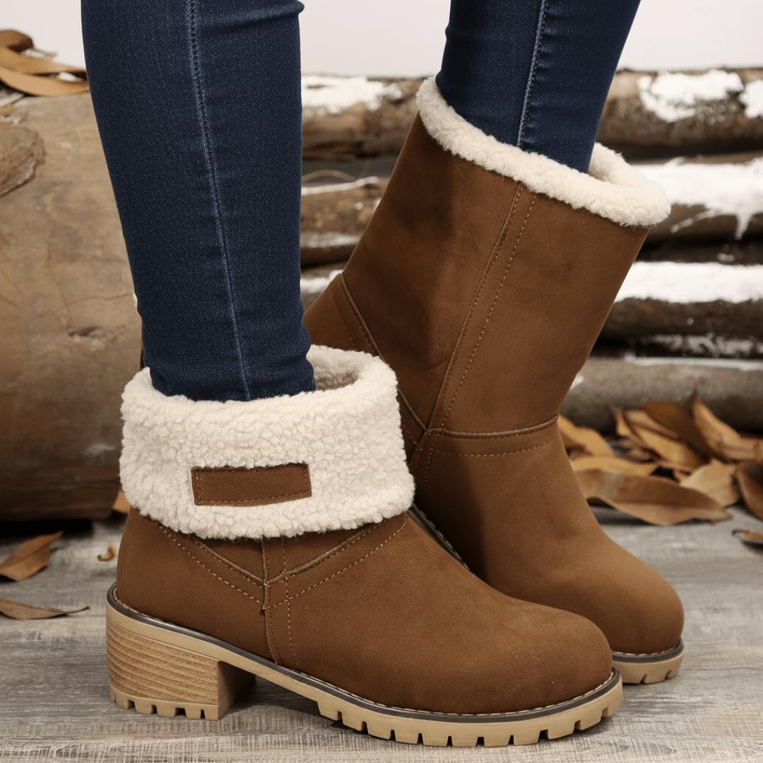 Almira™ Botín de Invierno con Tacón - AURA