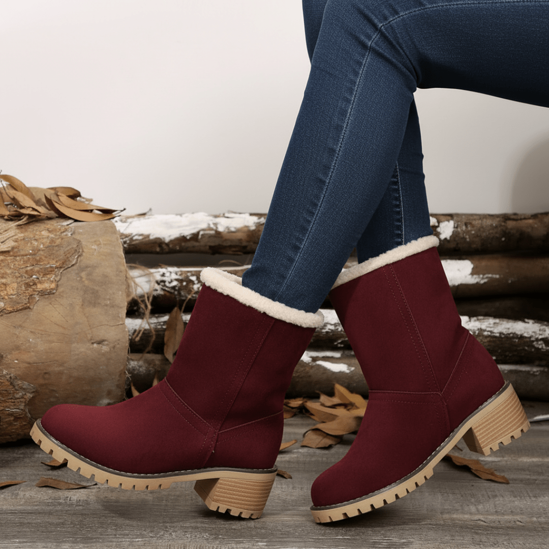 Almira™ Botín de Invierno con Tacón - AURA
