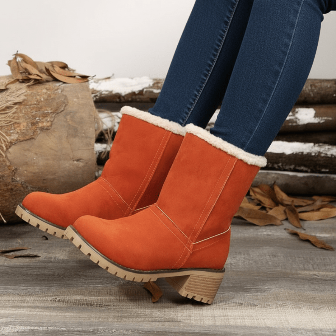 Almira™ Botín de Invierno con Tacón - AURA