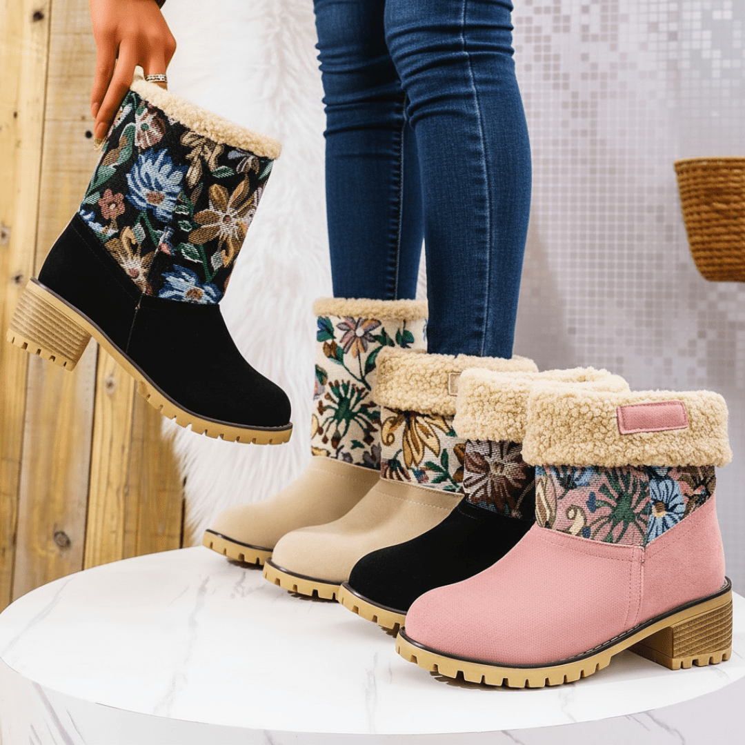 Almira™ Botín de Invierno con Tacón - AURA