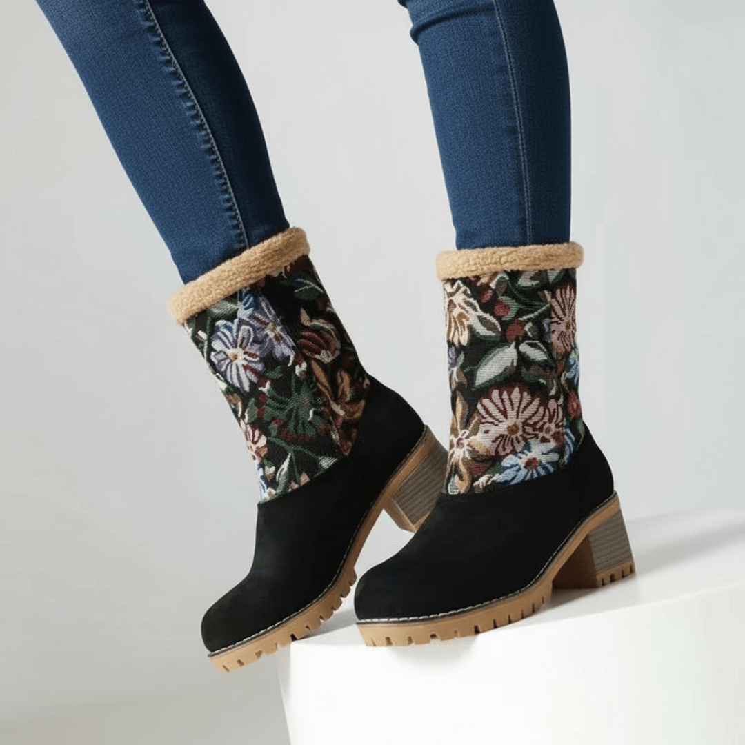 Almira™ Botín de Invierno con Tacón - AURA