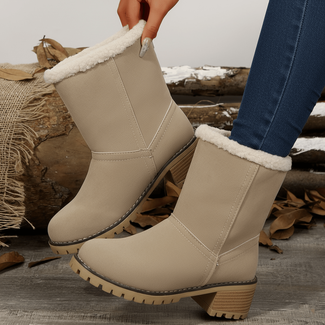 Almira™ Botín de Invierno con Tacón - AURA