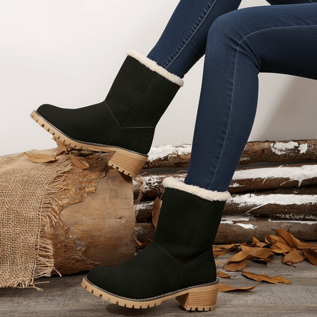 Almira™ Botín de Invierno con Tacón - AURA