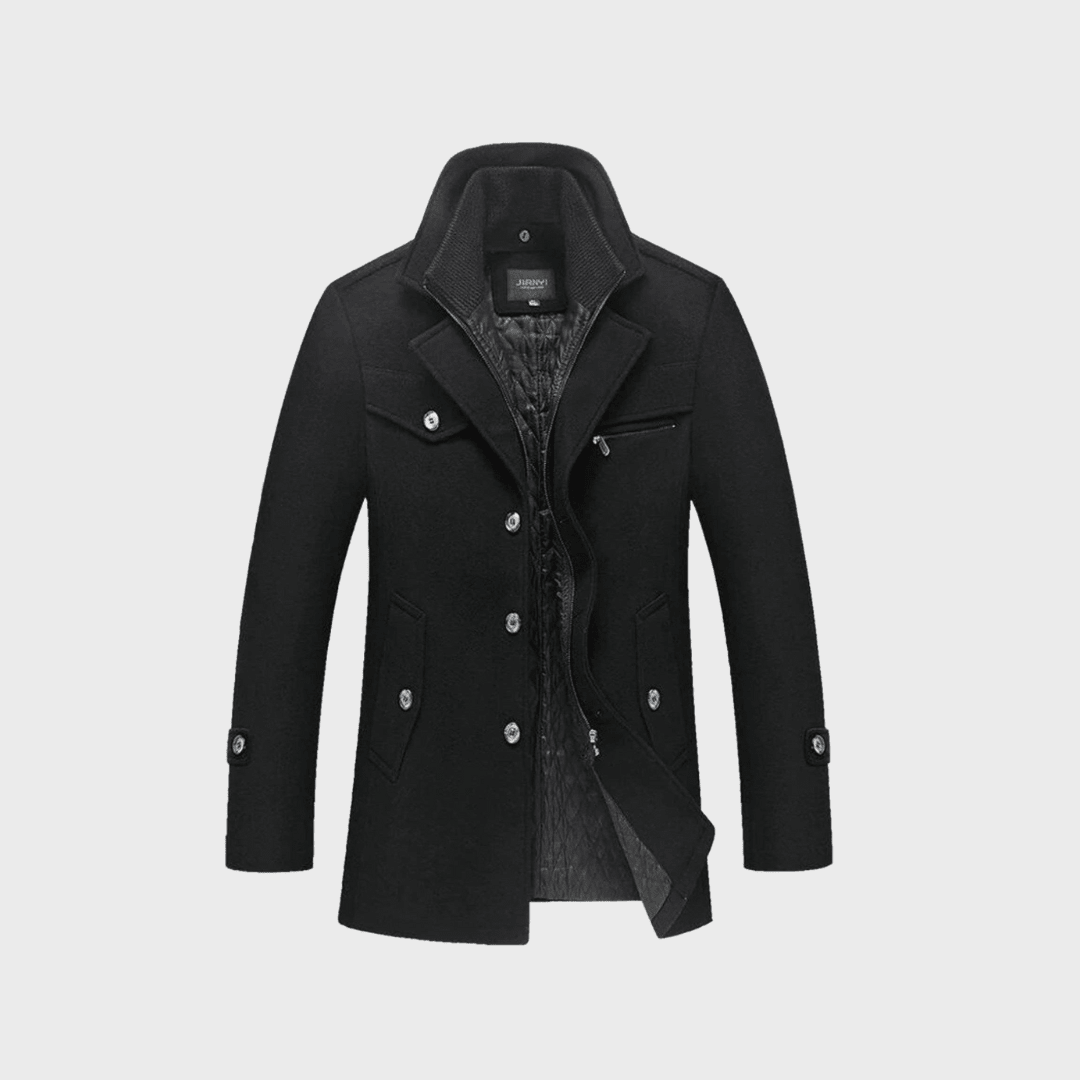 Andrei | Abrigo clásico estilo chaquetón. - AURA