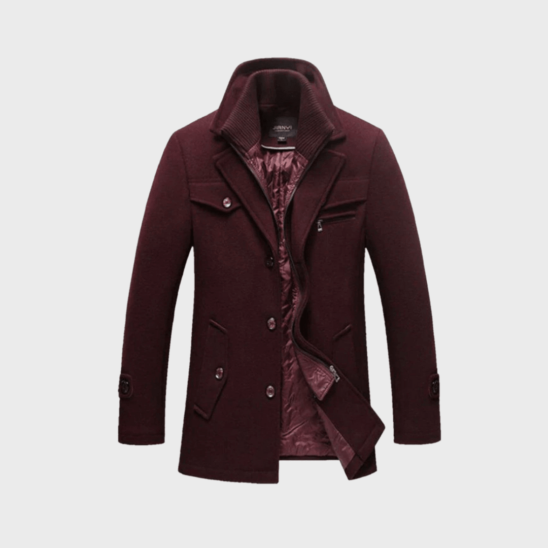 Andrei | Abrigo clásico estilo chaquetón. - AURA