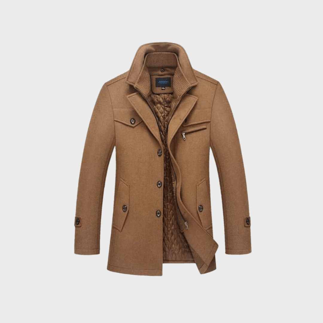 Andrei | Abrigo clásico estilo chaquetón. - AURA