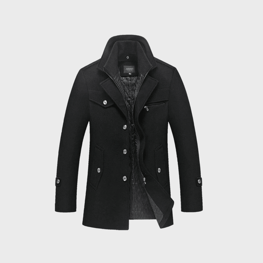 Andrei | Abrigo clásico estilo chaquetón - AURA
