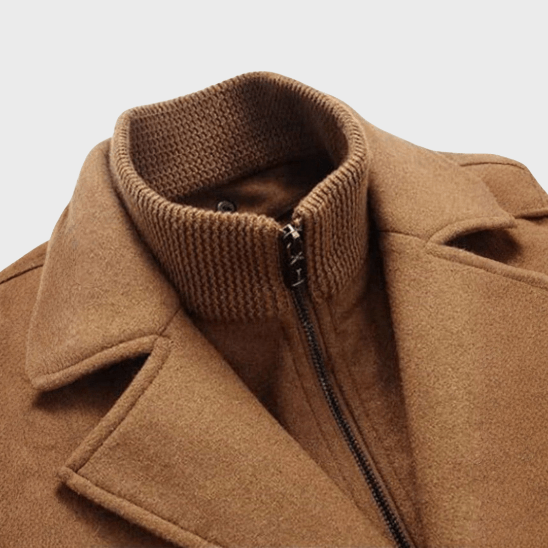 Andrei | Abrigo clásico estilo chaquetón. - AURA