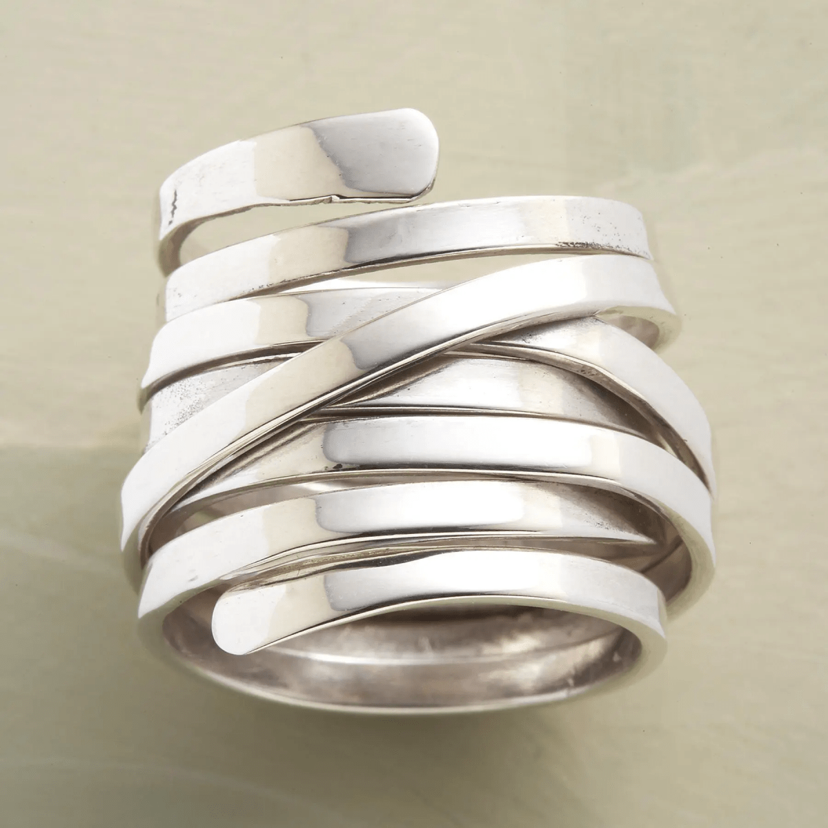 BLISS | Anillo vintage grueso en plata - AURA