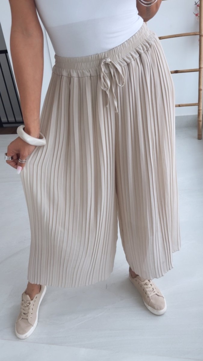 Carla | Pantalón plisado de verano - AURA