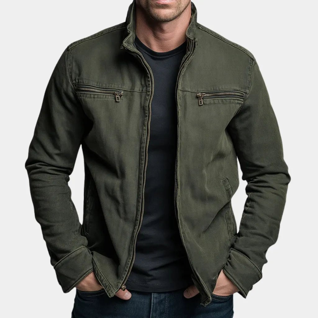 Chaqueta Aura Vintage con Cremallera - AURA