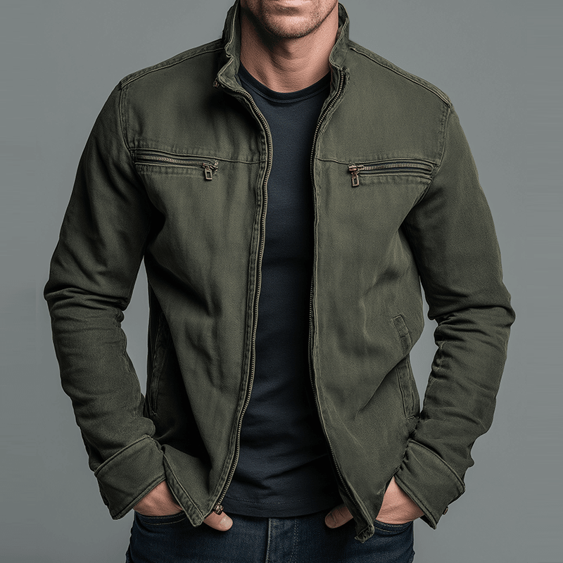 Chaqueta Aura Vintage con Cremallera - AURA