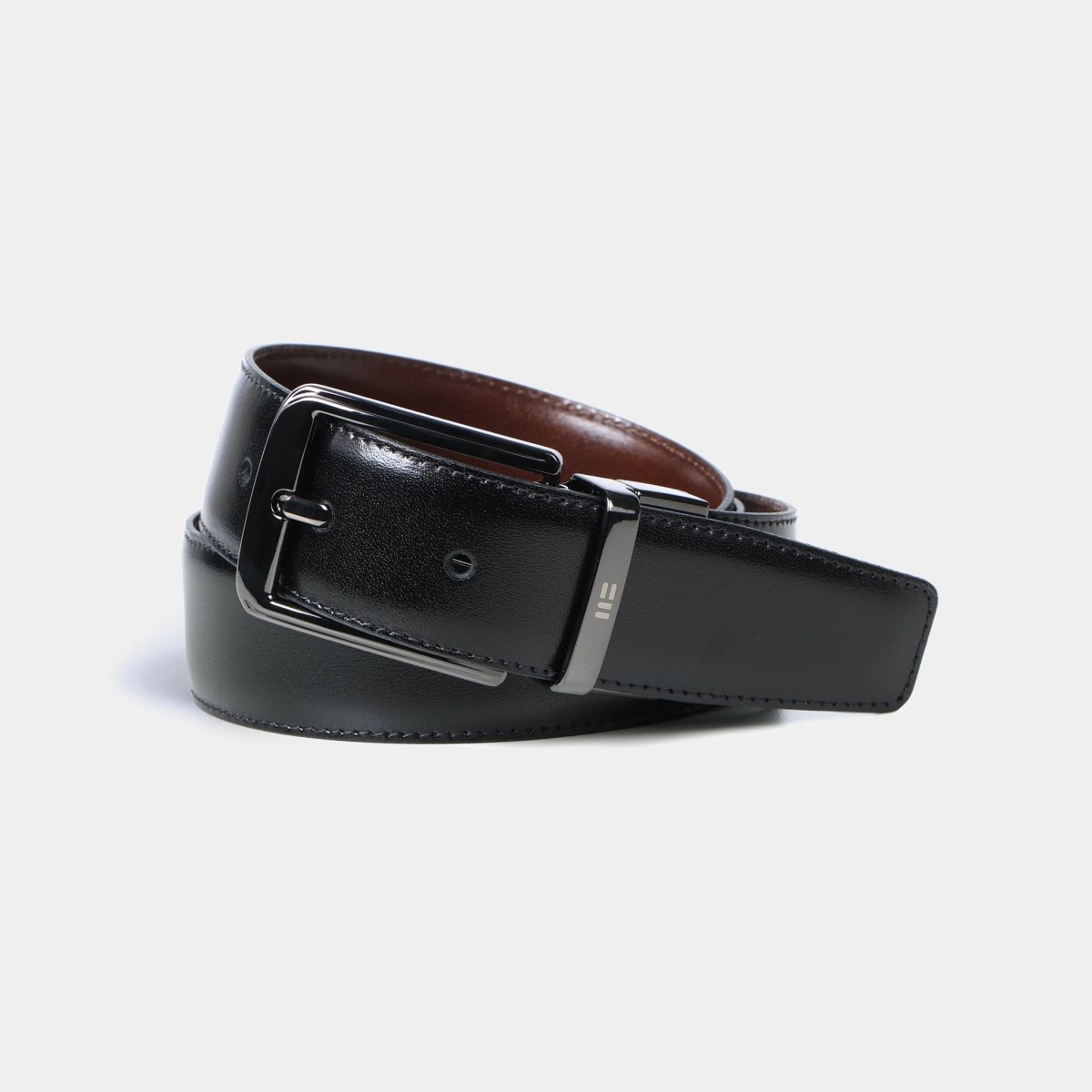 Cinturón reversible en piel de vacuno - AURA