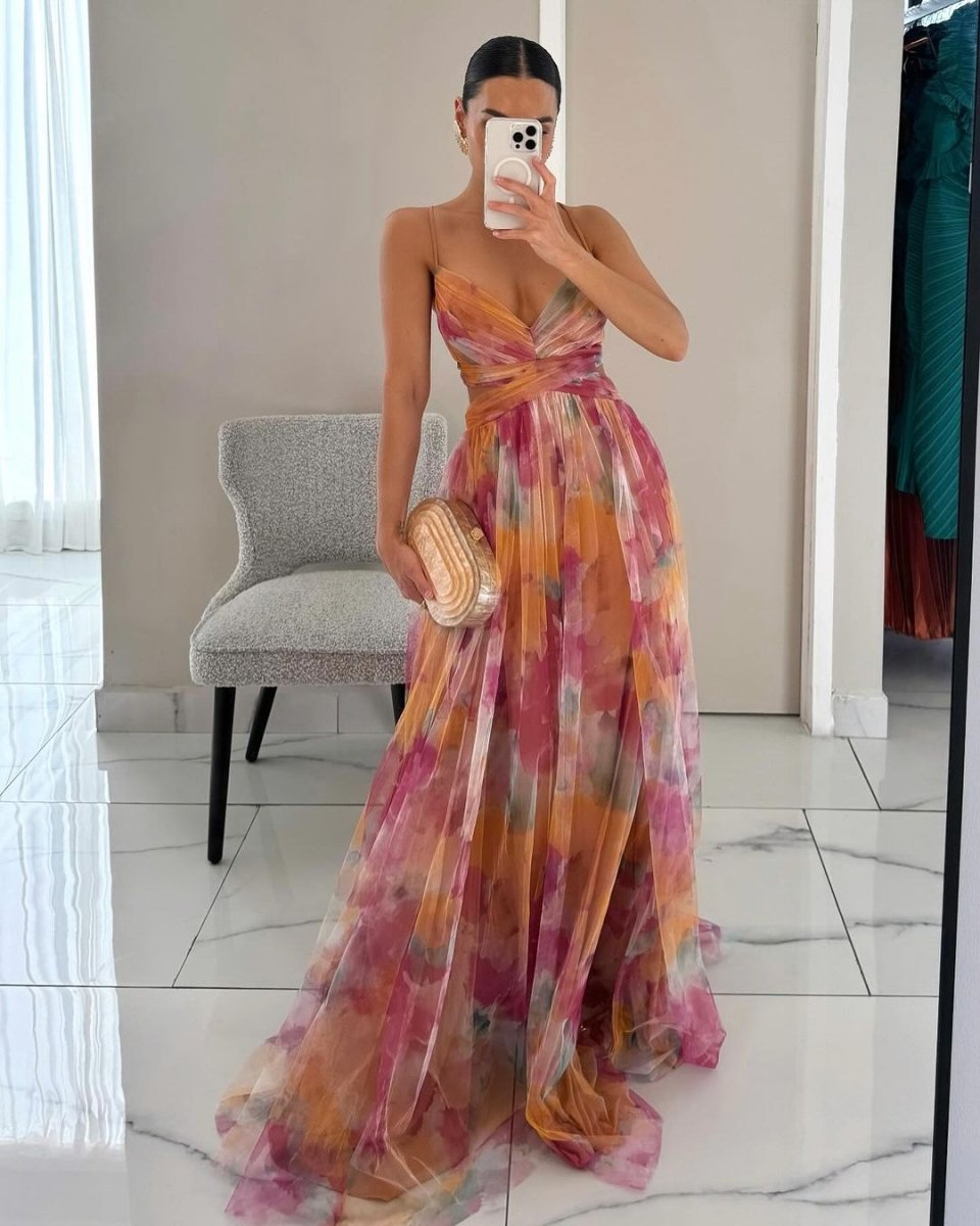 Giselle - Vestido Estampado Verano - AURA