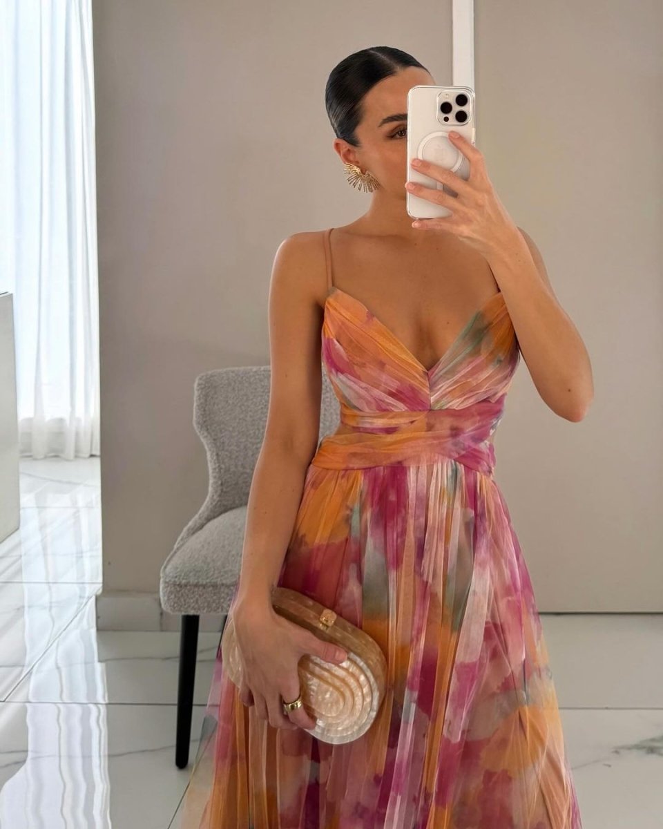 Giselle - Vestido Estampado Verano - AURA