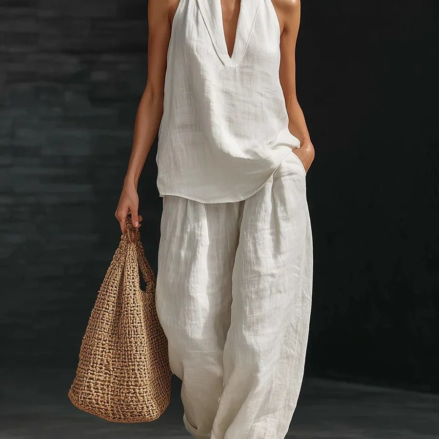 Itzel | Conjunto Casual Sin Mangas - AURA