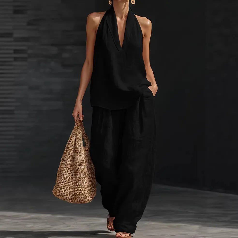 Itzel | Conjunto Casual Sin Mangas - AURA