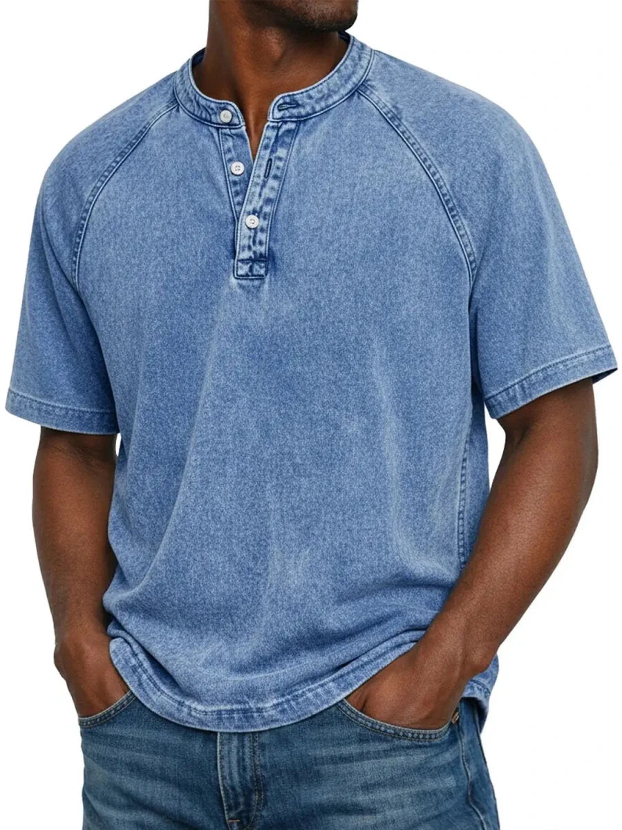 Leblanc™ | Chemise vintage boutonnée pour homme - AURA