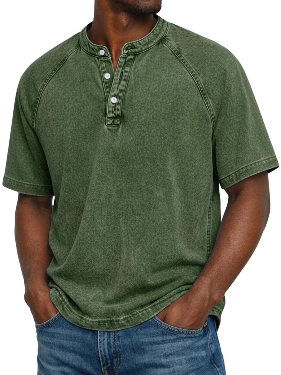 Leblanc™ | Chemise vintage boutonnée pour homme - AURA