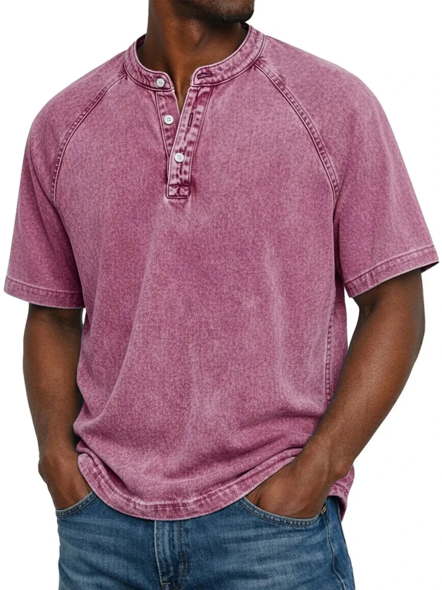 Leblanc™ | Chemise vintage boutonnée pour homme - AURA