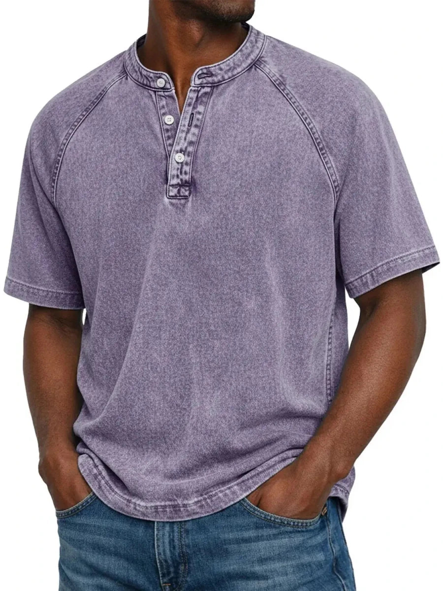 Leblanc™ | Chemise vintage boutonnée pour homme - AURA