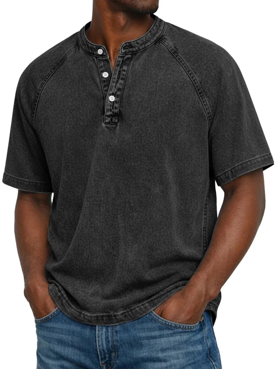Leblanc™ | Chemise vintage boutonnée pour homme - AURA