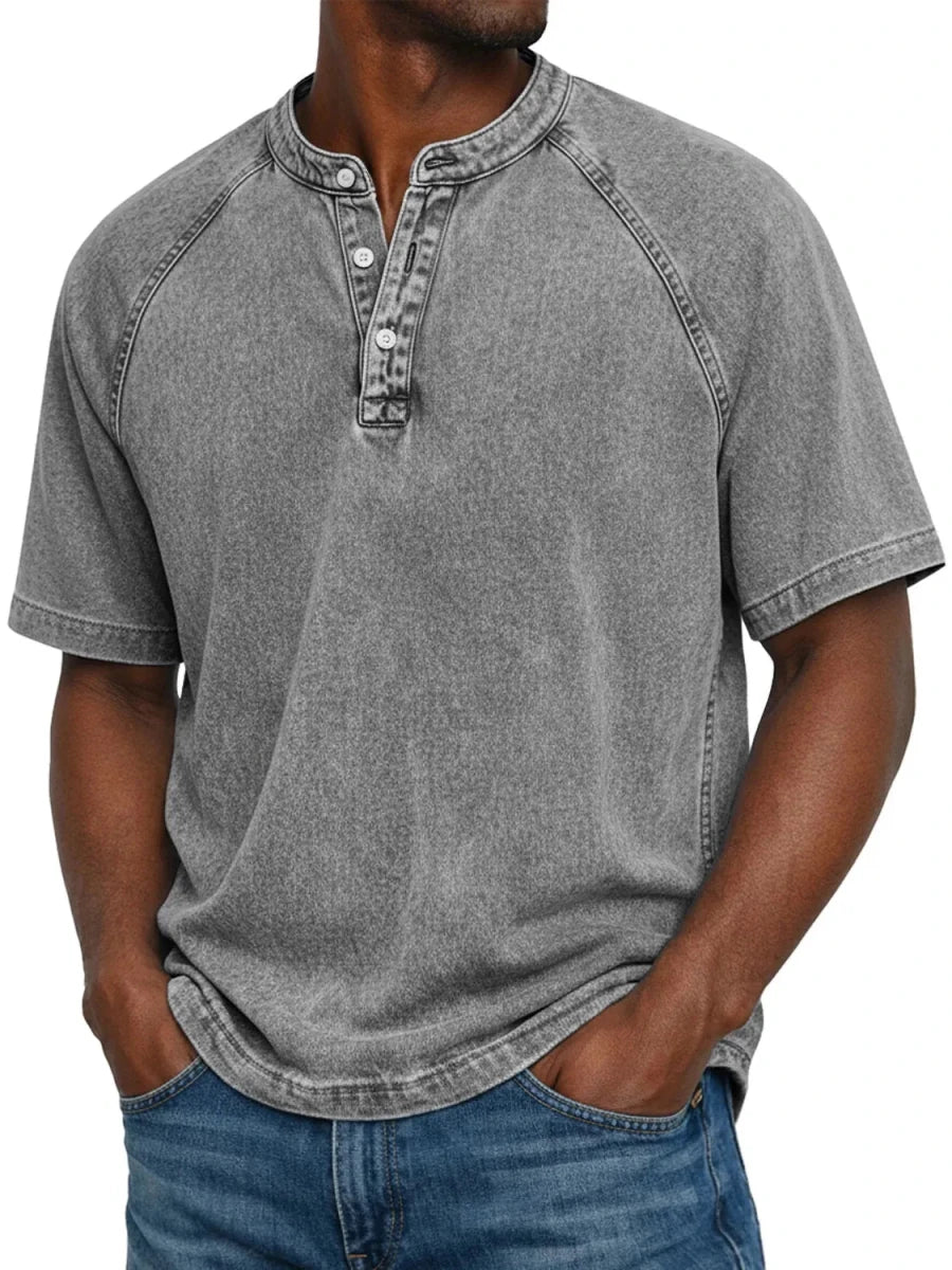 Leblanc™ | Chemise vintage boutonnée pour homme - AURA