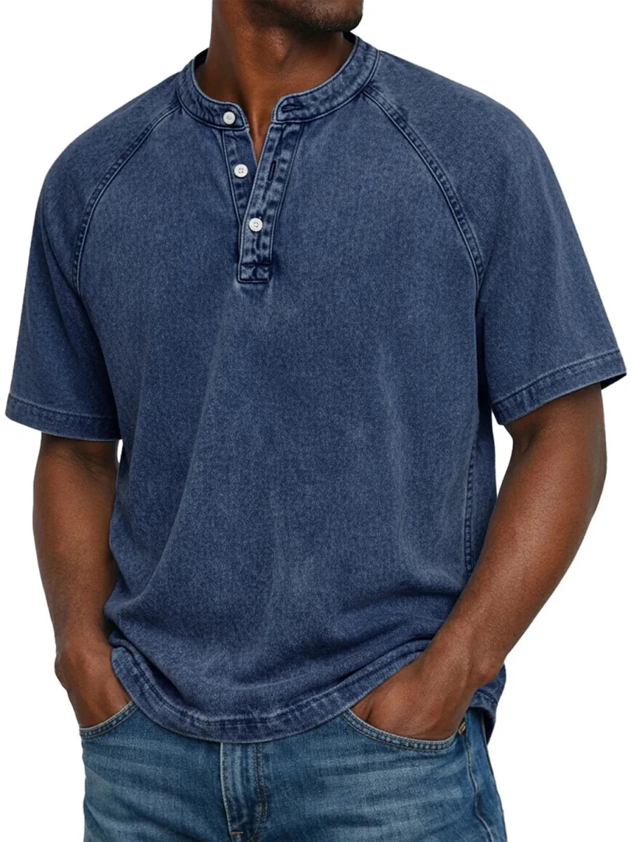 Leblanc™ | Chemise vintage boutonnée pour homme - AURA