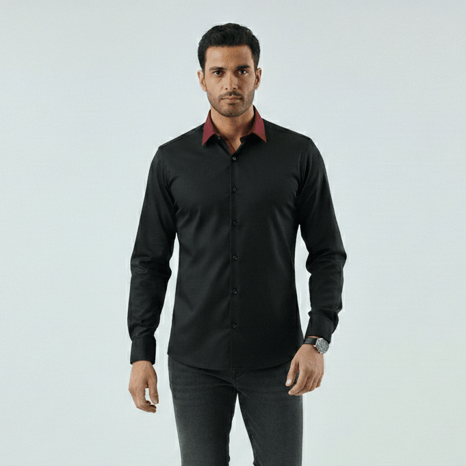 Marcus | Camisa clásica de manga larga - AURA
