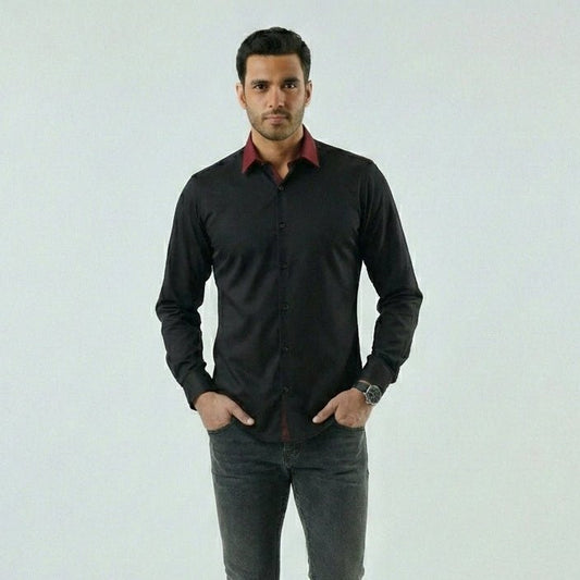 Marcus | Camisa clásica de manga larga - AURA