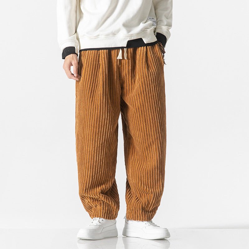 Masaaki - Pantalon en velours côtelé - AURA