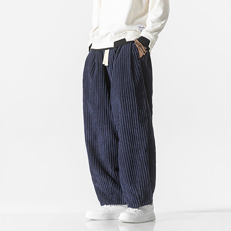 Masaaki - Pantalon en velours côtelé - AURA