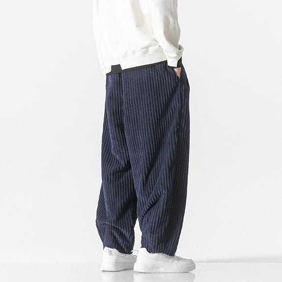 Masaaki - Pantalon en velours côtelé - AURA