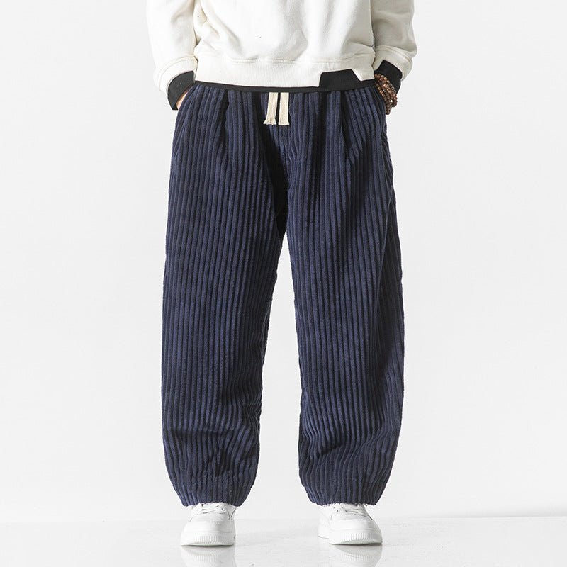 Masaaki - Pantalon en velours côtelé - AURA
