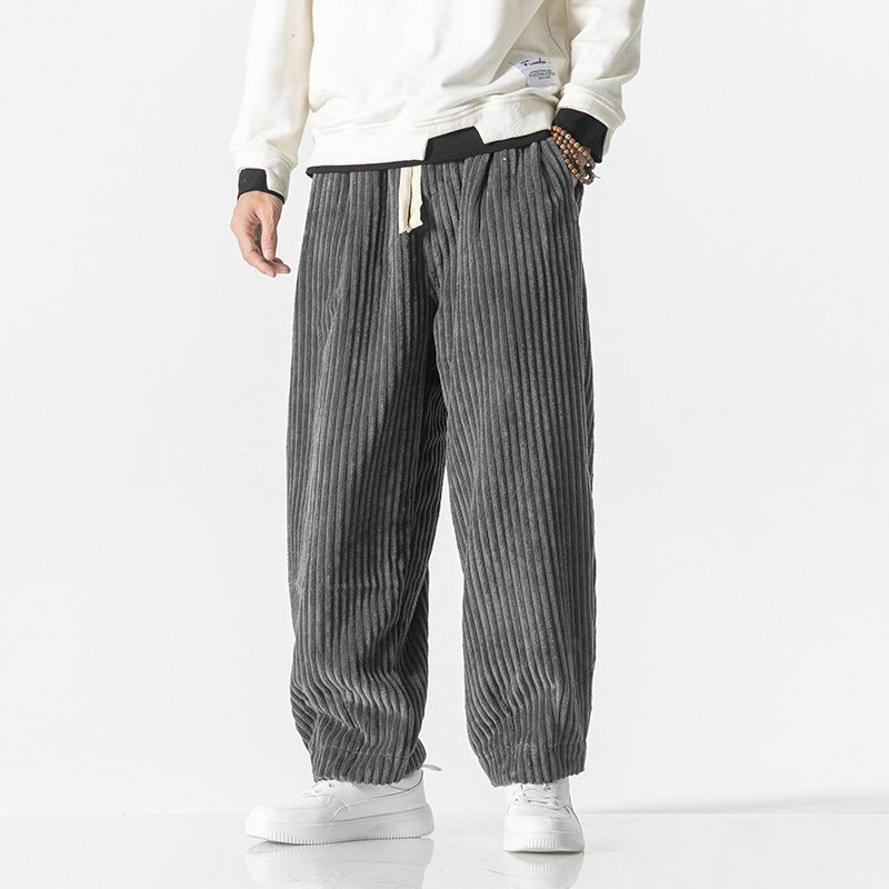 Masaaki - Pantalon en velours côtelé - AURA