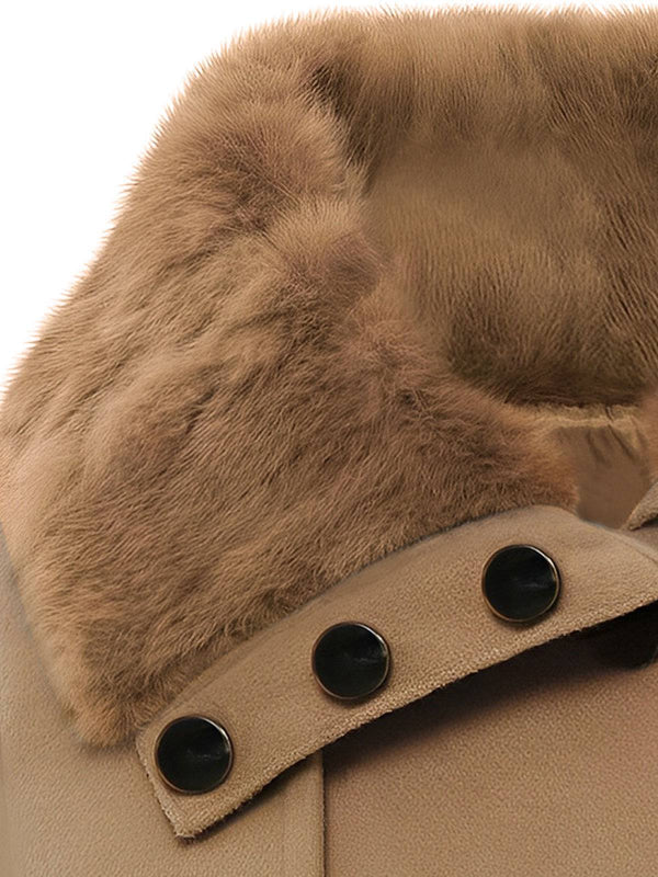 Naia | Abrigo De Invierno A Medida Con Cuello De Piel - AURA