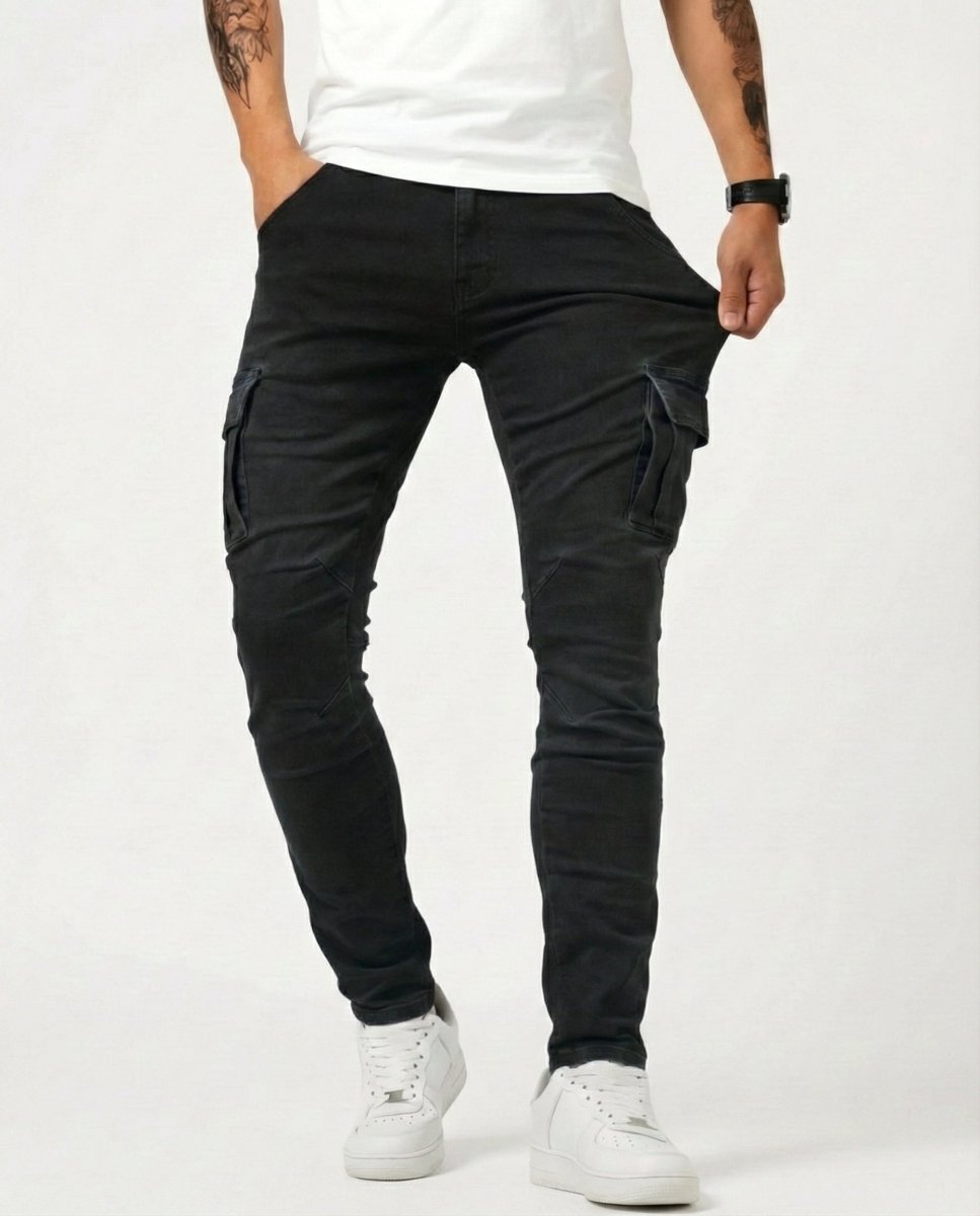 Pantalón Cargo Marino Elástico - AURA