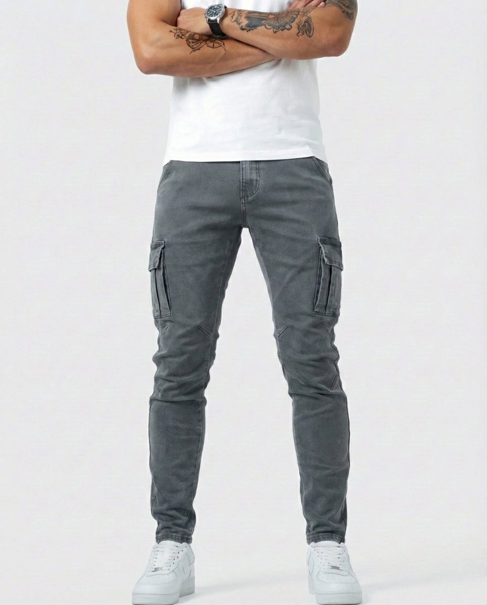 Pantalón Cargo Marino Elástico - AURA