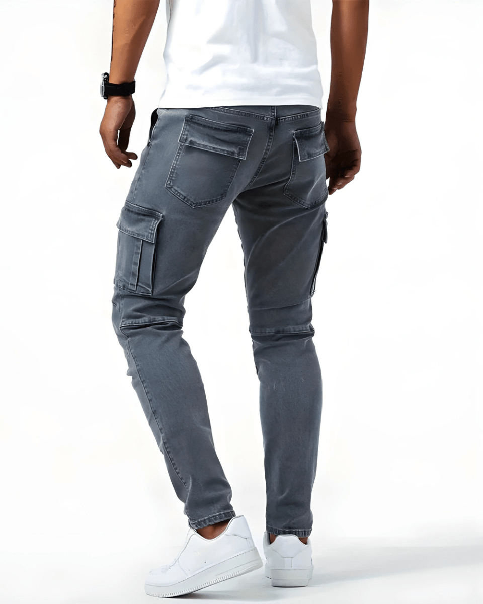 Pantalón Cargo Marino Elástico - AURA