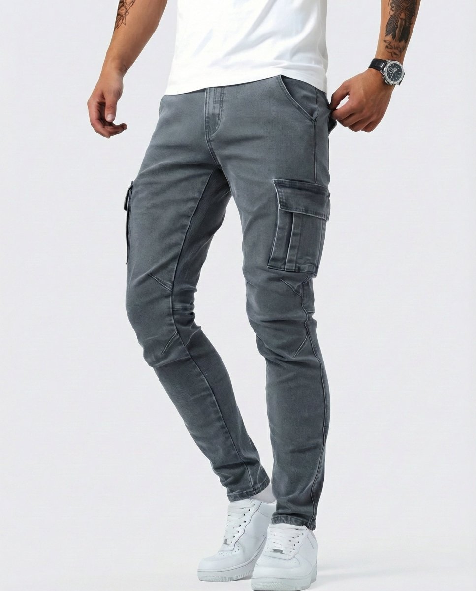 Pantalón Cargo Marino Elástico - AURA
