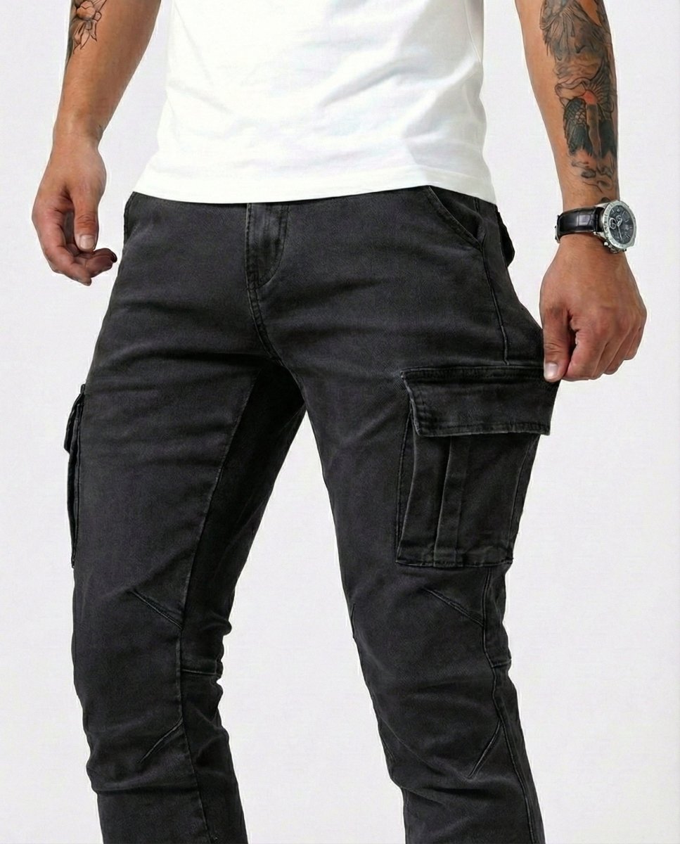 Pantalón Cargo Marino Elástico - AURA