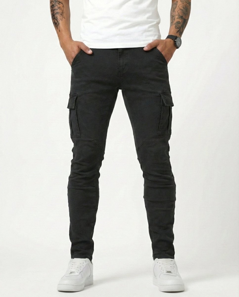Pantalón Cargo Marino Elástico - AURA