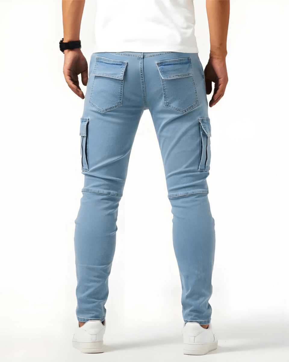 Pantalón Cargo Marino Elástico - AURA